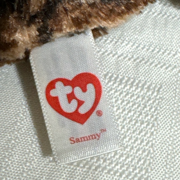 Ty Sammy the owl beanie boo 9” aprox played with condition medium beanie boo - Picture 4 of 7